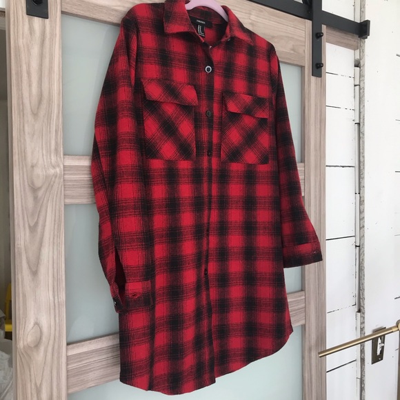 Buffalo plaid dress or Jacket - Picture 2 of 6